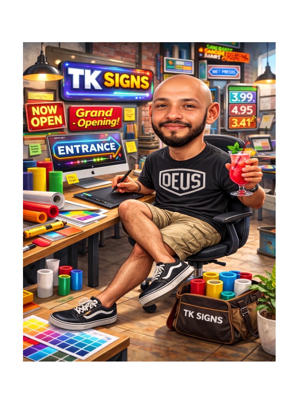 TK Signs Logo — Precision Production